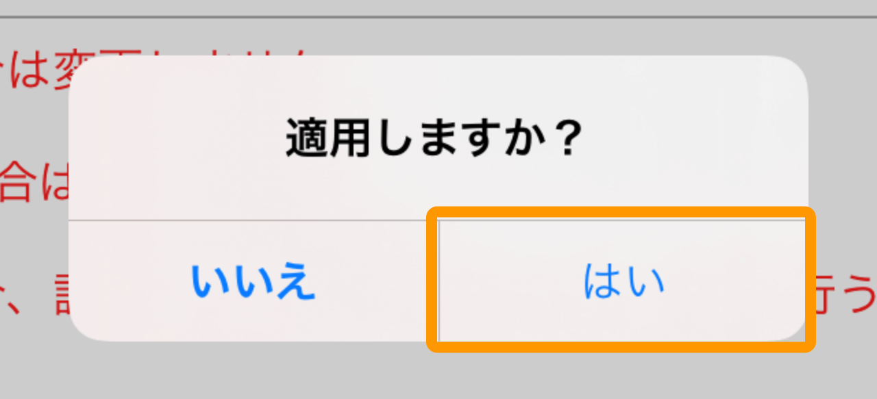 08 Airペイ ポイント Star Quick Setup Utilityアプリ Auto Connection設定 適用しますか？ はい